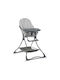 Lorelli Bonbon Αναδιπλούμενο Καρεκλάκι Φαγητού Grey Leather