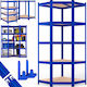 Monzana Raft Colț Dexion Galvanizat 70x40x180cm Cu 5 Rafturi Rezistență Totală 875kg