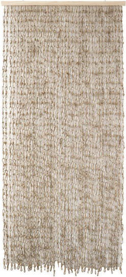 Knitted Water Hyacinth Curtain Natural 90x200cm