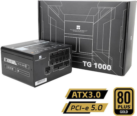 Thermalright 1000W Μαύρο Τροφοδοτικό Υπολογιστή Full Modular 80 Plus Gold