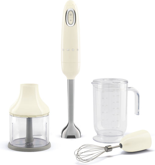Smeg 50's Style Hand Blender with Inox Rod 700W White