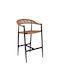 Hocker für Bar Für den Außenbereich aus Aluminium Charcoal 17Stück 56x58x105cm