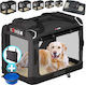 Cat Dog Transport Bag Cadoca Dark Gray Size S 50x34x36 Cm