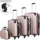 Set 4 Trolere Baseline Accesorii Incluse Monzana 4 Roți Rotire 360 Abs