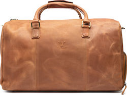 Brown Leather Travel Fitness Bag Brown Leather Travel Fitness Bag
