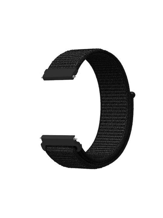 Nylon Strap with Velcro Closure Xiaomi Watch S4 Dark Black