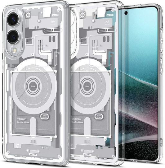 Spigen Ultra Hybrid Mag Back Cover Silicone 0.3mm White (Galaxy S25 Edge)