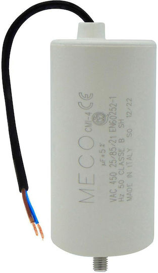 Condensator de funcționare permanentă cu cablu 14μF 450VAC Meco 03.006.0286 5 bucăți
