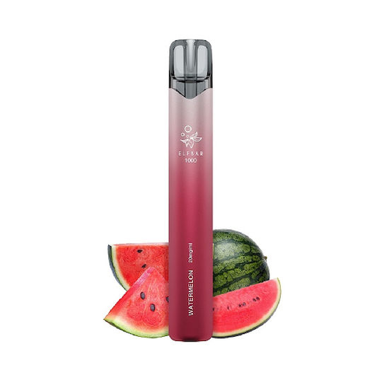 Elf Bar Elf Bar Einweg-E-Zigarette mit 1000 Einweg-E-Zigaretten Wasser Melone 2ml 20mg