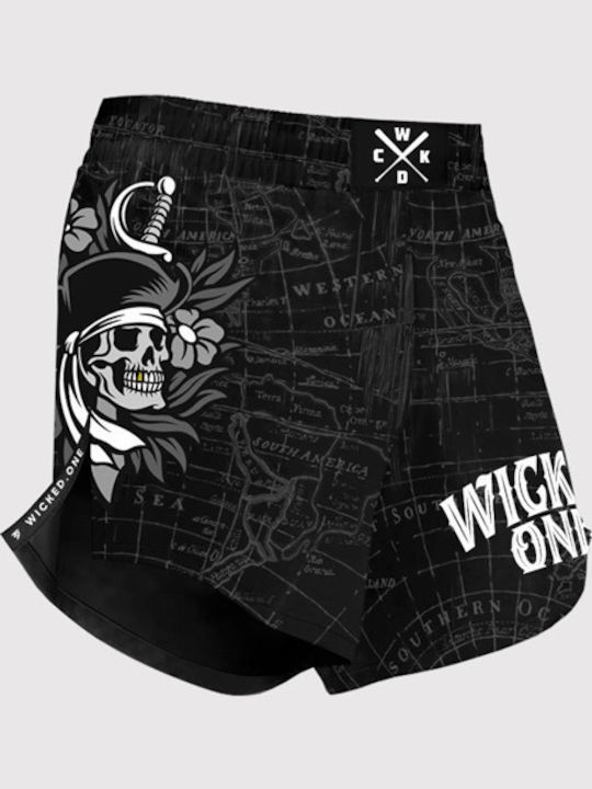 Wicked1 WK-FS-ELHKR-BK Σορτσάκι MMA Μαύρο