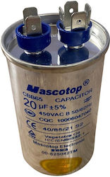 Mascotop Capacitor AC 20μF 1pcs 001443