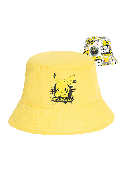 Cool Club Παιδικό Καπέλο Bucket Υφασμάτινο Pokemon Κίτρινο