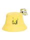 Cool Club Παιδικό Καπέλο Bucket Υφασμάτινο Pokemon Κίτρινο