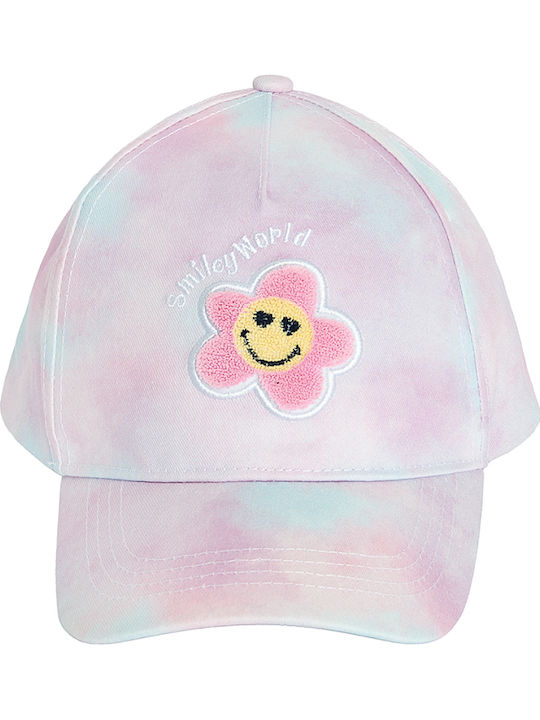 Cool Club Kids' Hat Jockey Fabric Smiley World Pink