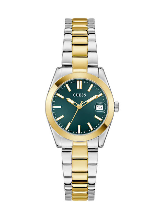 Guess Alice Γυναικείο Ρολόι 32mm Μπαταρίας με Χρυσό Μεταλλικό Μπρασελέ