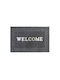 Welcome Doormat Meander 50x70 Grey
