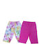 Set Kinder Leggings Lang Fuchsie