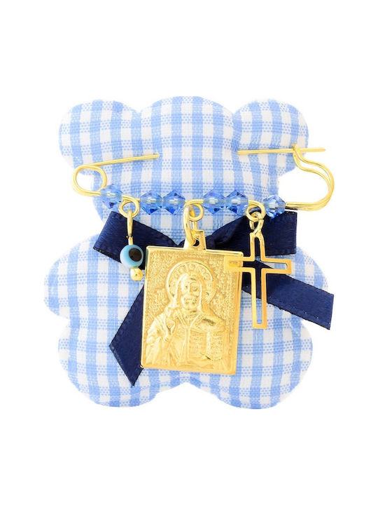 Tasoulis Jewellery Collection Детска Брошка от Сребро за Момче Tasoulis Jewellery Collection Детска Брошка от Сребро за Момче