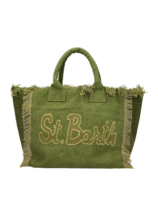 MC2 Vanity Stoff Strandtasche Grün