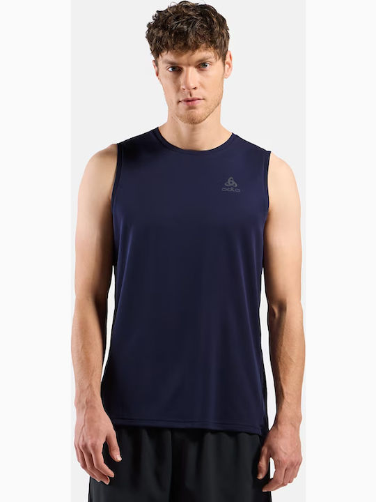 Odlo Essentials Base Layer Αθλητική Μπλούζα Μπλε