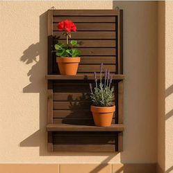 Hängender Blumentopfhalter Holz