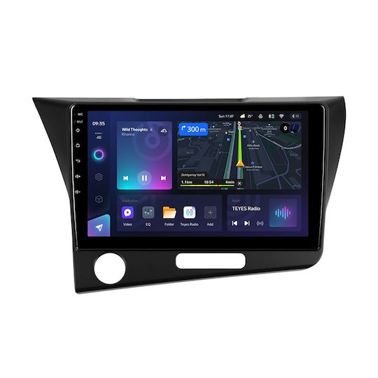 Teyes Cc3l Автомобилна навигация Honda Cr-z 2010-2014 4+32GB 9" IPS Осемядрен 1.6GHz Android 4G Bluetooth 5.1 DSP
