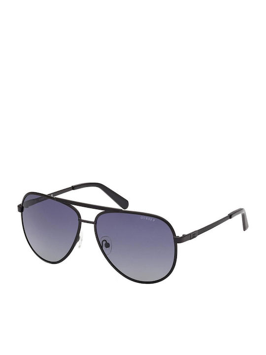 Guess Unisex Sonnenbrillen mit Schwarz Metallis...