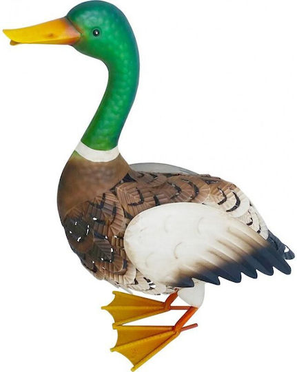 Gartendekoration Magichome Wildente Metall 37x16,5x47 cm