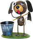 Gartendekoration Magichome Welpe Schaufel Eimer Metall 27x16x29 cm