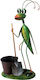 Garden Decoration Magichome Grasshopper Shovel Bucket Metal 26x15x52 cm
