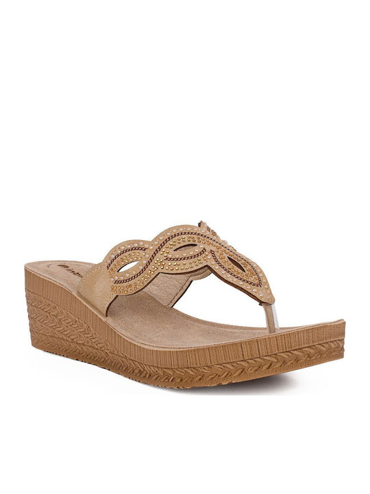 Inblu Πλατφόρμες Beige