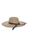 Ble Resort Collection Γυναικείο Ψάθινο Καπέλο Καφέ