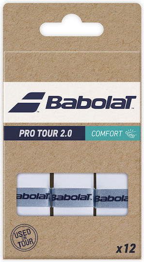 Babolat Pro Tour 2.0 Overgripuri X 12 Alb