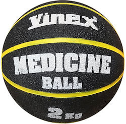 Vinex Топка Медицина 2кг в Черен Цвят