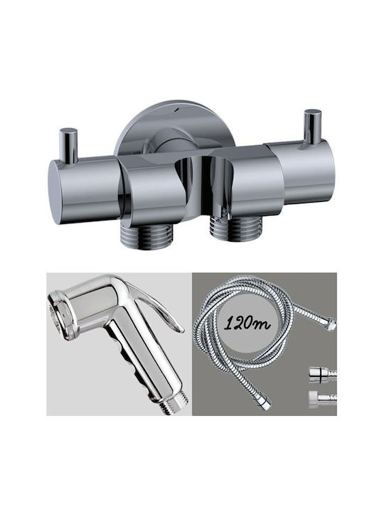 Remer Wall Mounted Bidet Set Silver