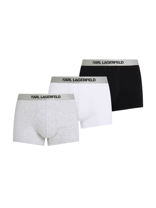 Ανδρικά Μποξεράκια Black, White, Grey 3Pack