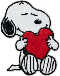 Peanuts© Snoopy сърце нашивка 18028 7.5 X 5.5 см самозалепваща се Onp-18028