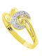 Antwnakakis Damen Ring aus Weißgold 14K