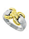Antwnakakis Дамски Пръстен от Бяло злато 14K