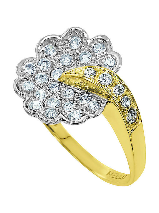 Antwnakakis Damen Ring aus Weißgold 14K