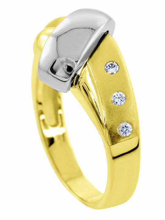 Antwnakakis Дамски Пръстен от Бяло злато 14K