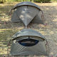 AlpinPro Bivvy Bag Skyline Winter Camping Tent Khaki for 1 Person Waterproof 8000mm 250x60x49cm