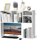 Vevor Desktop Bookshelf White Desktop Storage Organizer 1-tier Γραφείο Σπίτι
