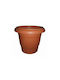 Et Plast Pot Plastic Brown 24x24x20cm.