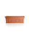 Bama Planter Box Plastic Light Terracotta 60x18.5x16.5cm.