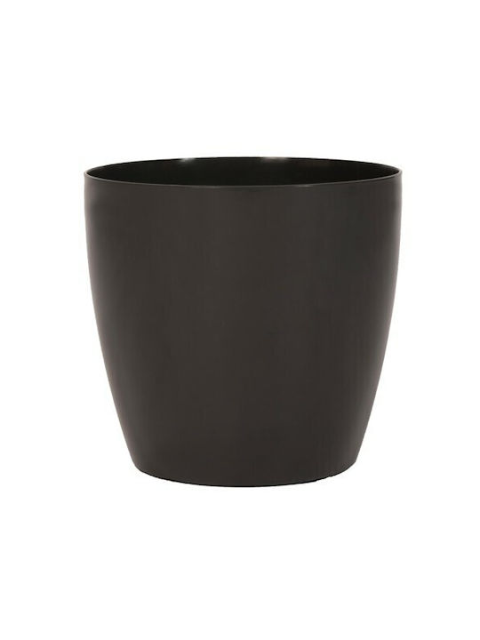 Miltoplast Greek Pot Plastic Charcoal 18x18x17cm.