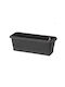 Bama Self-watering Planter Box Plastic Straw 40x20x17.5cm.