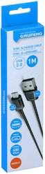 Grundig 19.02.0039 Редовна USB 2.0 към Микро USB 1м Черен