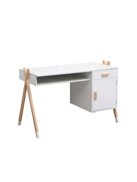 Παιδικό Γραφείο Λευκό 120x55x75cm Παιδικό Γραφείο Λευκό 120x55x75cm