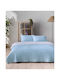 Kentia Zuccero Покривало Кингсайз от Полиестер 01 Blue-grey 240x220см